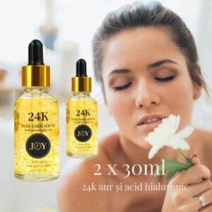 Ser de față cu aur de 24k și acid hialuronic